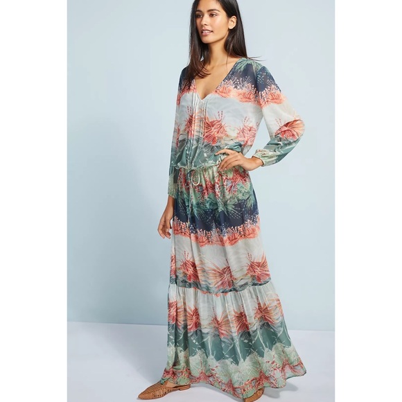Anthropologie Dresses & Skirts - Anthropologie | Lenny Niemeyer Atlantas Sheer Maxi Dress Brazilian NWOT Sz Small